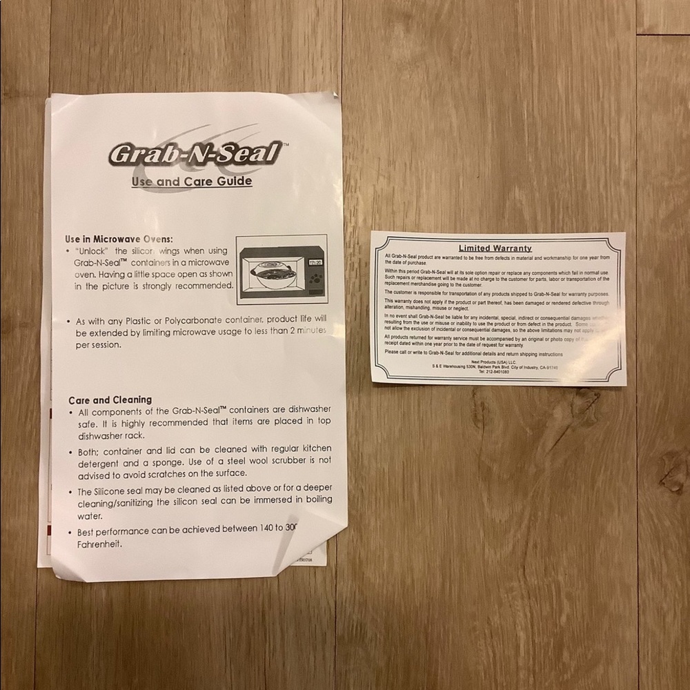 Grab N Seal Food Containers New - Picture 4 of 5